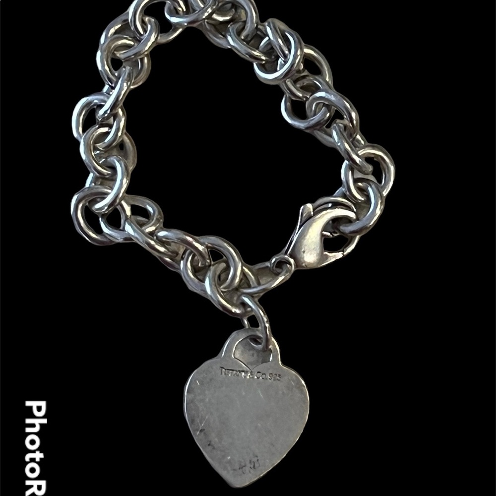 Tiffany & Co Link Heart Bracelet Can Be Engraved